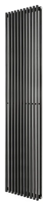 Трубчатый радиатор Betatherm вертикальный Praktikum 2 2000x539 (Черный RAL9005М, подк. №99) Фото - 1